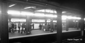 Piano in subway...HOW on earth? LOL!!