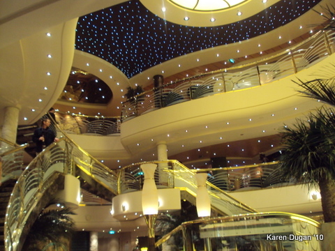 The Atrium, 5th floor, where my room was located!