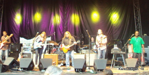 Warren Haynes with Derek Trucks and Susan Tedeschi Band @ Mountain Jam
