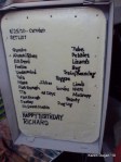 The Set List Birthday cake! 