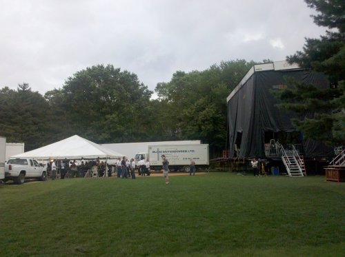 The happenings behind NY Phil stage...