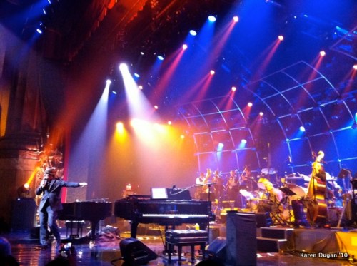 Elvis Costello Giving it up to the piano men!