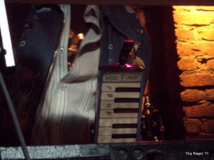 Bernie holds Melodica during Keys intro...