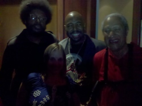 Tiny Rager with Questlove, Christian McBride and Gary Bartz. SO HAPPY!!!