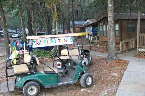 You can rent golf carts and cabins! ~ Pic by Josh Raskin